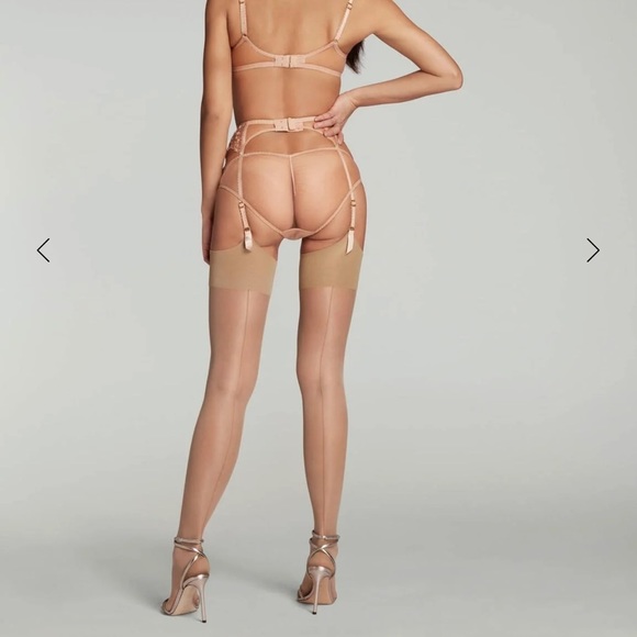 AGENT PROVOCATEUR Jayce Suspender Praline size 2 - Picture 2 of 4